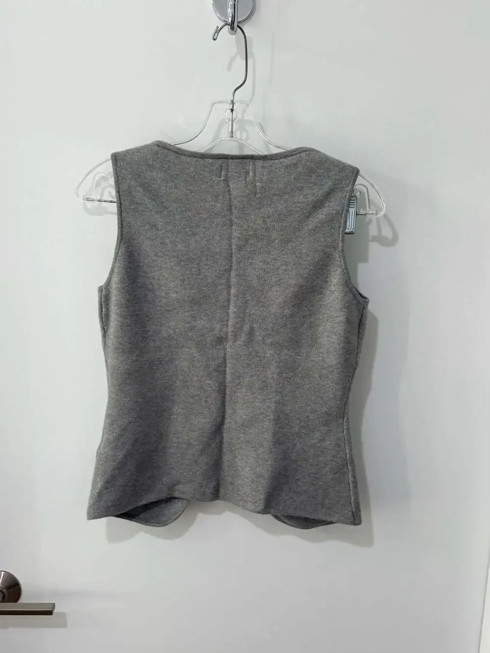 Revolve Song of Style by Aimee Song Gray Knit Button-Down Sleeveless Vest
